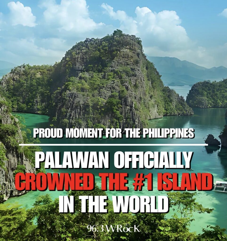 Palawan island number 1. in the world