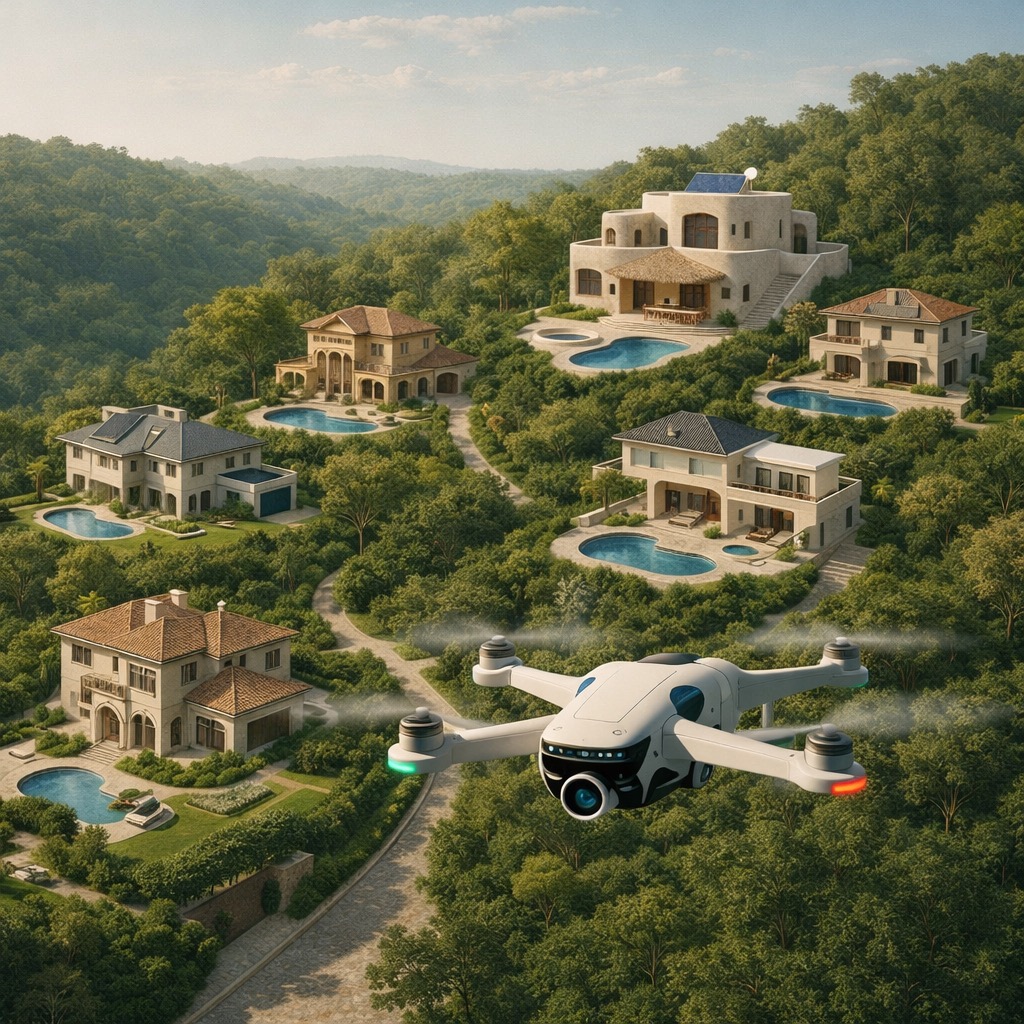 Drone security in Lio hills